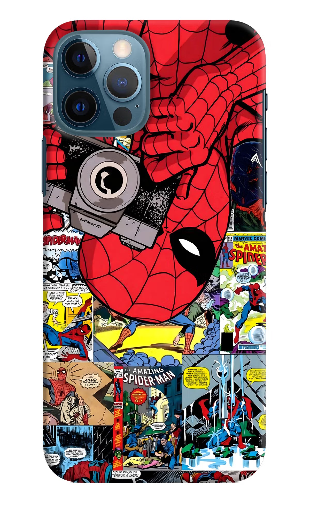 Spider Man iPhone 12 Pro Hard Case Back Cover by Casekaro