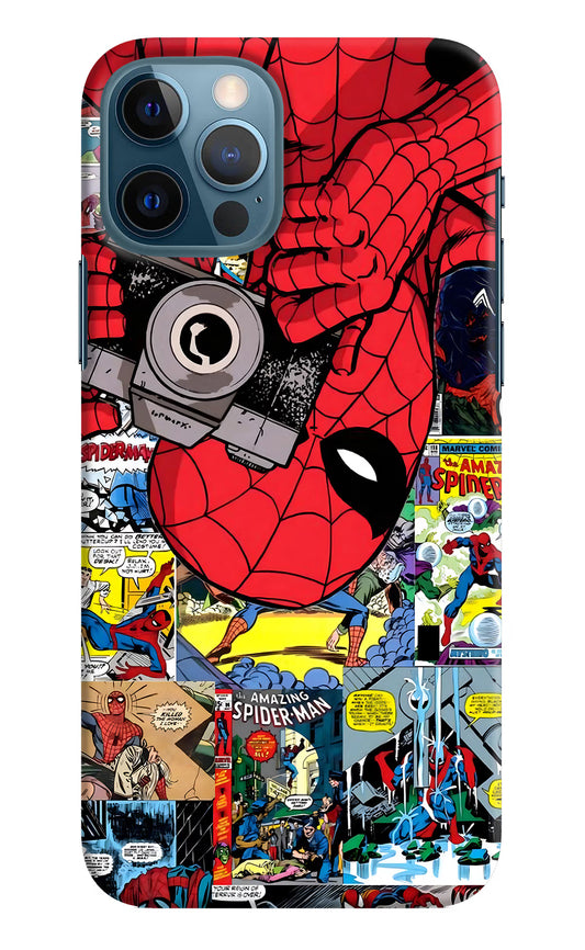 Spider Man iPhone 12 Pro Hard Case Back Cover by Casekaro