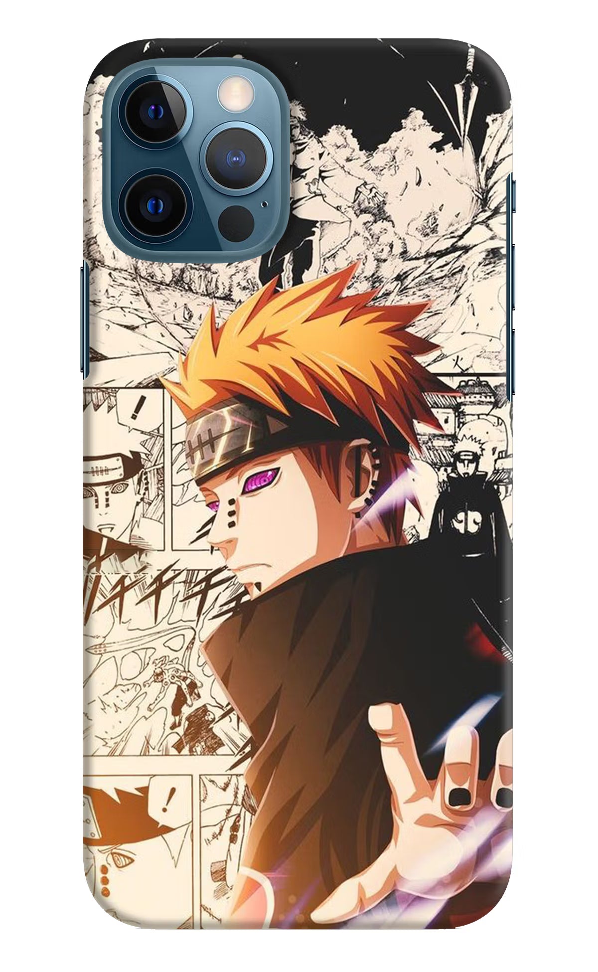 Pain Anime iPhone 12 Pro Hard Case Back Cover by Casekaro