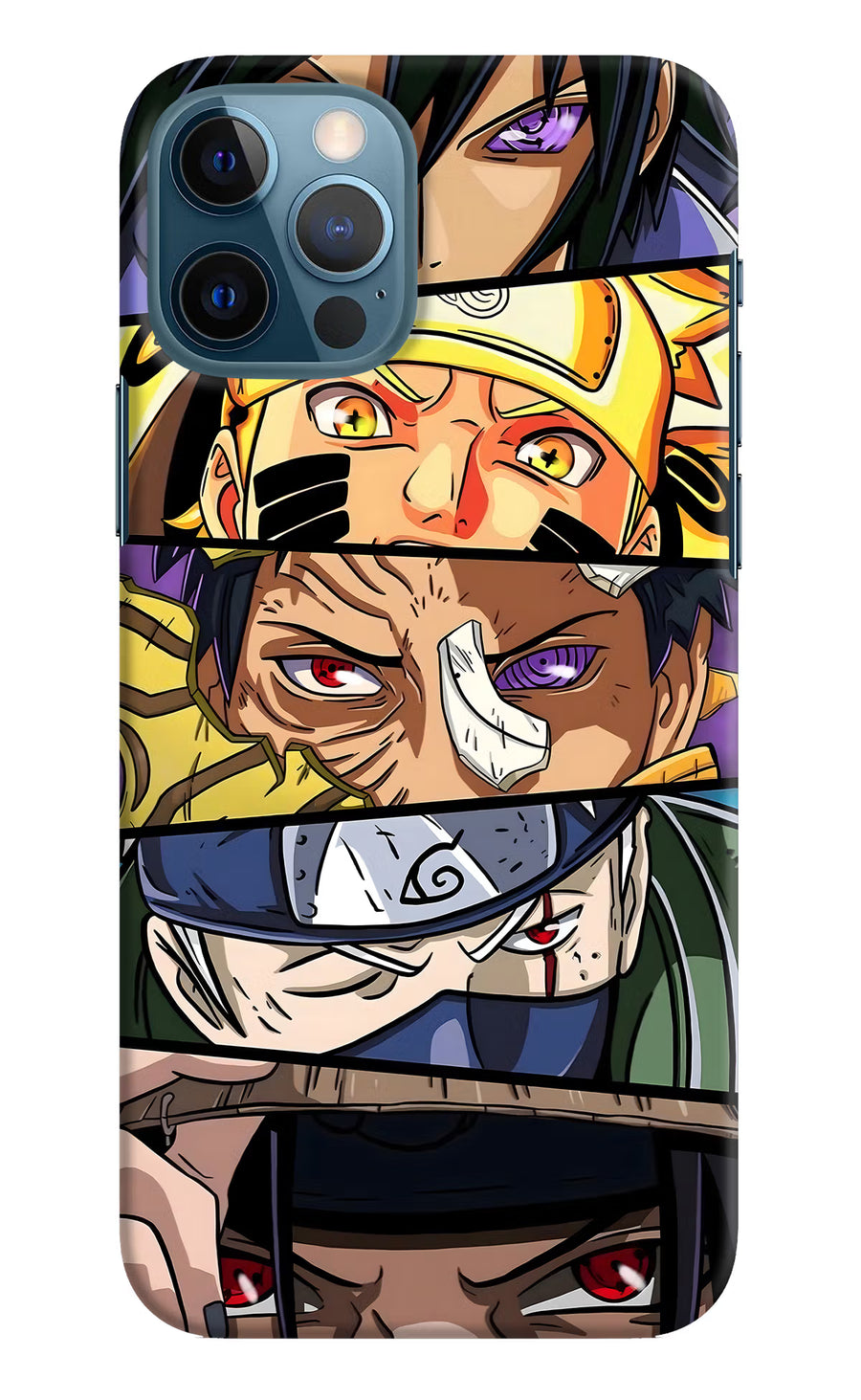 Naruto Character iPhone 12 Pro Back Cover, Hard case