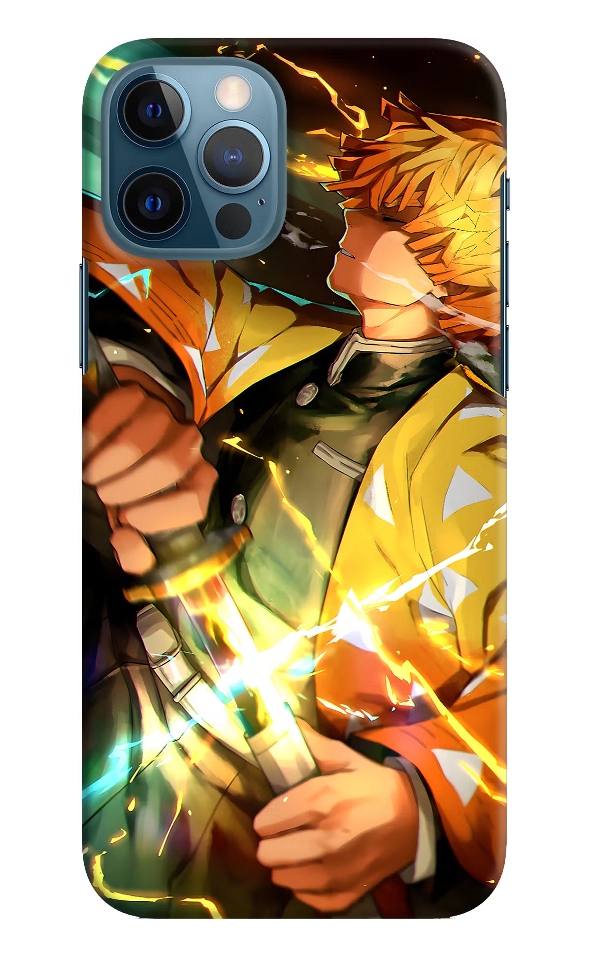 Demon Slayer iPhone 12 Pro Hard Case Back Cover by Casekaro