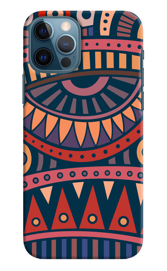 African Culture Design iPhone 12 Pro Hard Case Back Cover by Casekaro