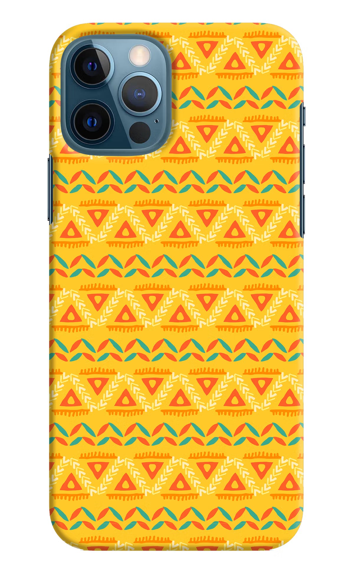 Tribal Pattern iPhone 12 Pro Hard Case Back Cover by Casekaro