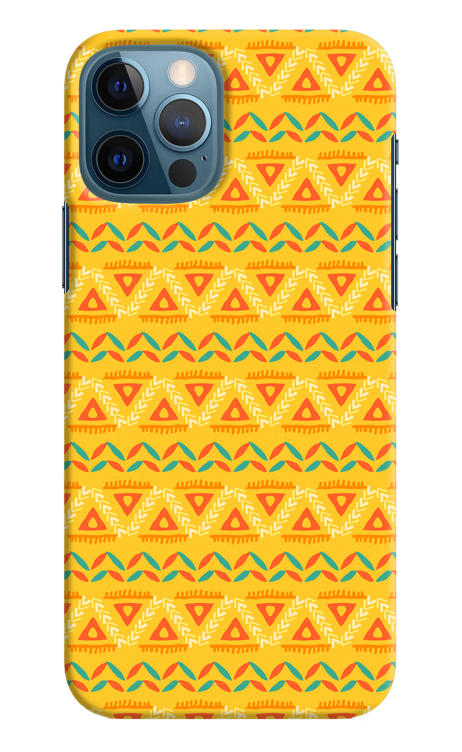Tribal Pattern iPhone 12 Pro Back Cover, Hard case