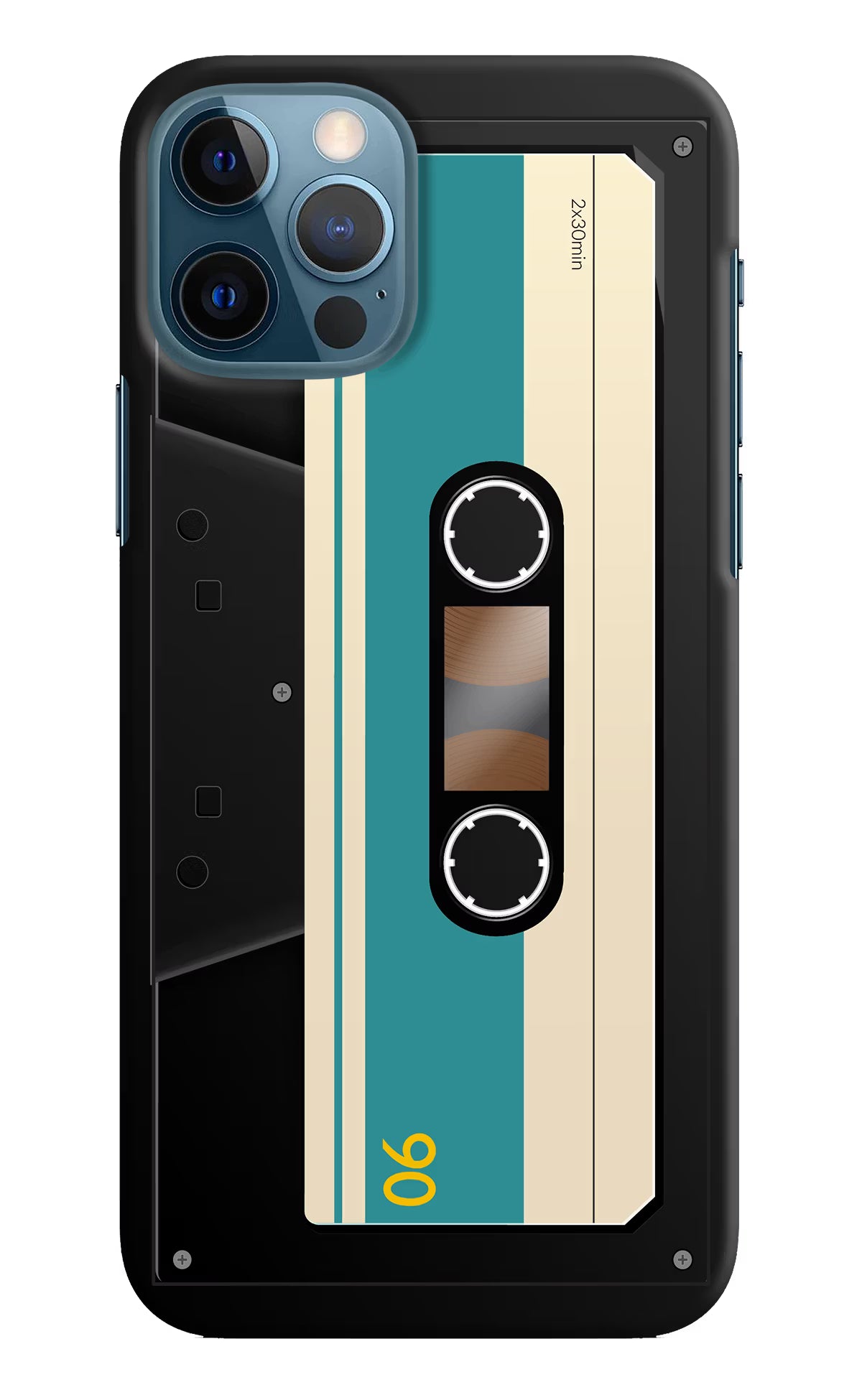 Cassette iPhone 12 Pro Hard Case Back Cover by Casekaro