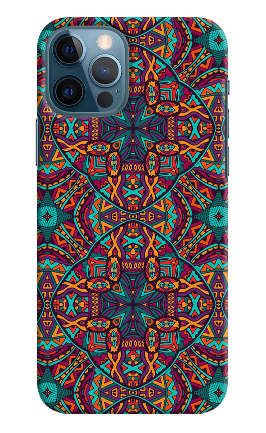 Colour Mandala iPhone 12 Pro Hard Case Back Cover by Casekaro