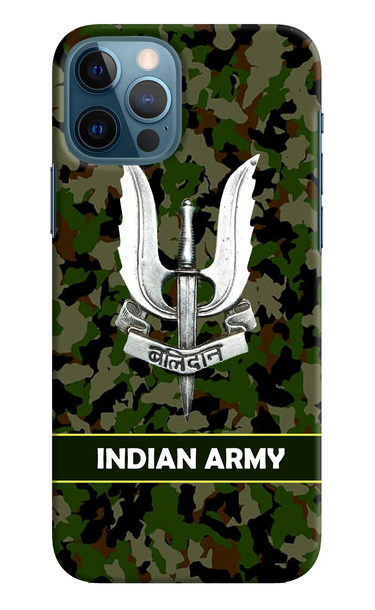 Balidan Indian Logo iPhone 12 Pro Hard Case Back Cover by Casekaro