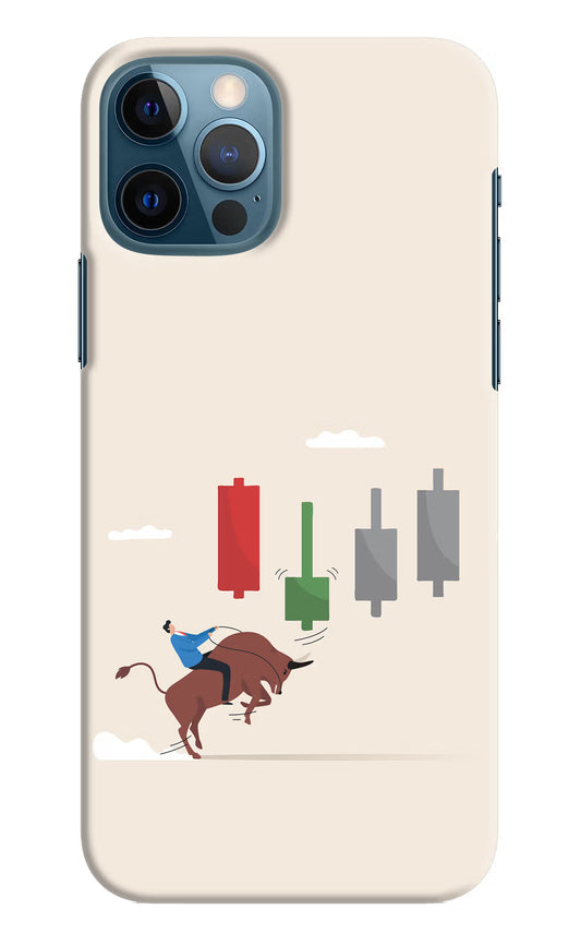 Bull Trading Momentum iPhone 12 Pro Hard Case Back Cover by Casekaro