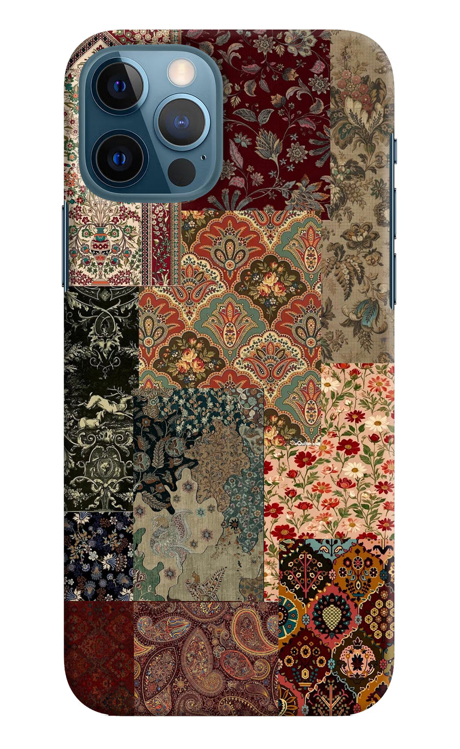 Desi Print iPhone 12 Pro Back Cover, Hard case