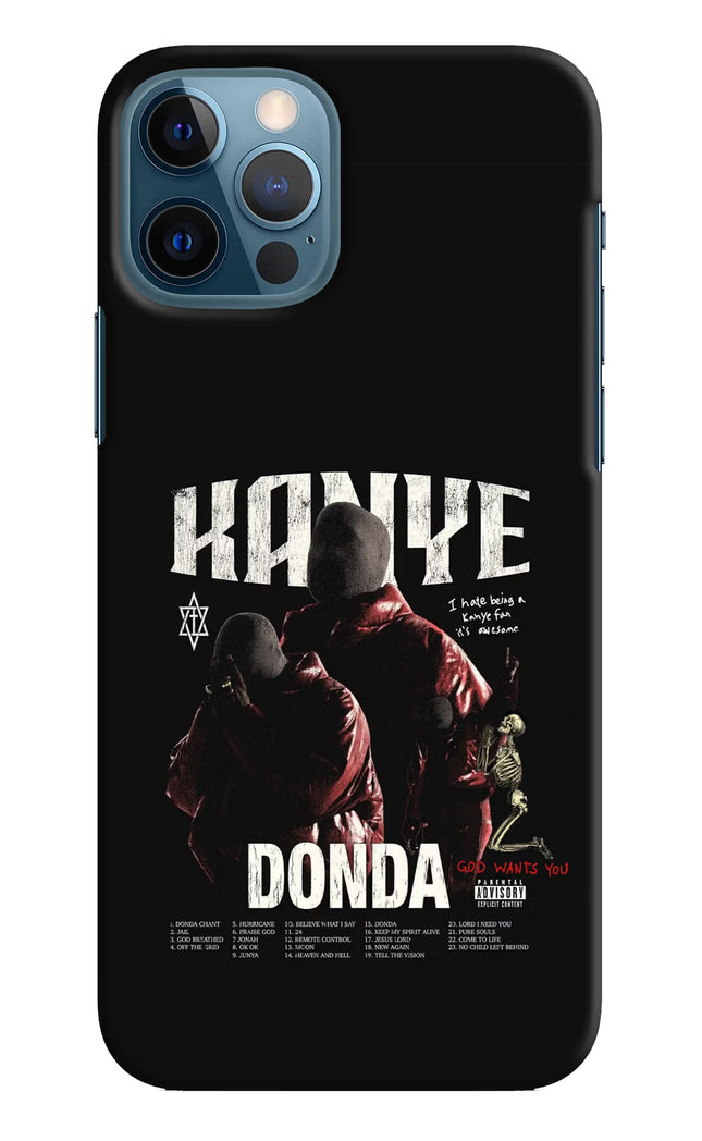 Donda Kanye West iPhone 12 Pro Hard Case Back Cover by Casekaro
