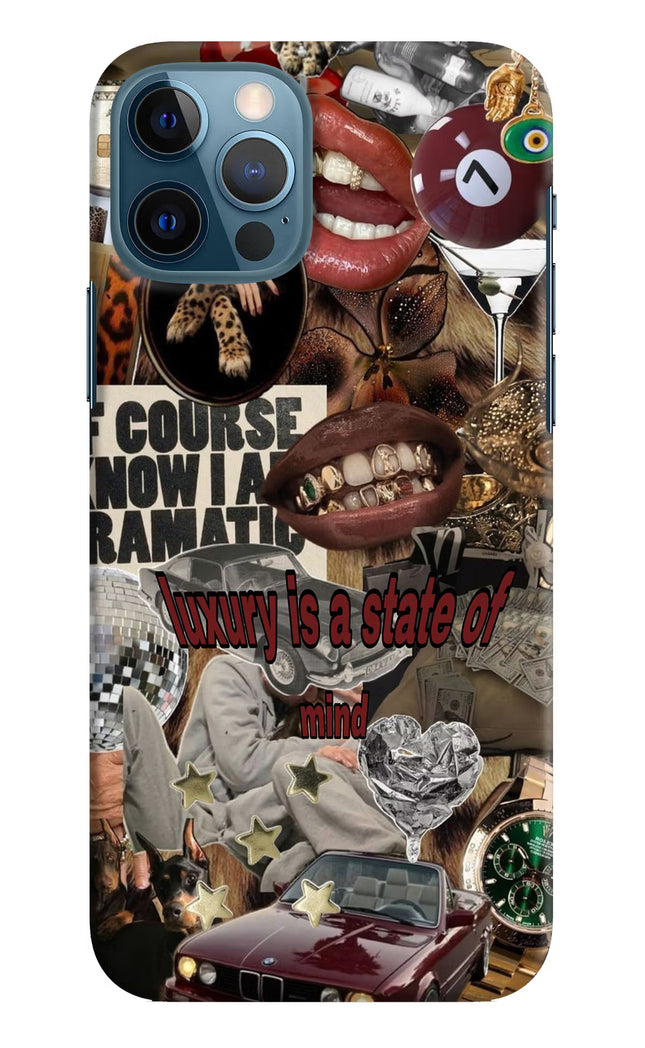 Luxury iPhone 12 Pro Hard Case Back Cover by Casekaro