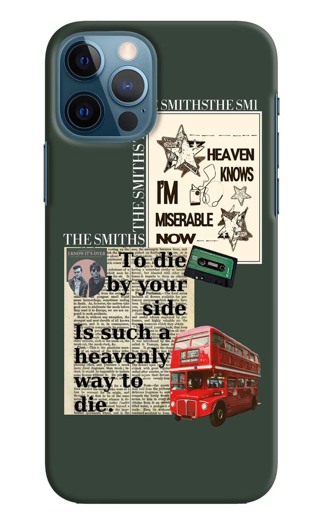 The Smiths iPhone 12 Pro Hard Case Back Cover by Casekaro