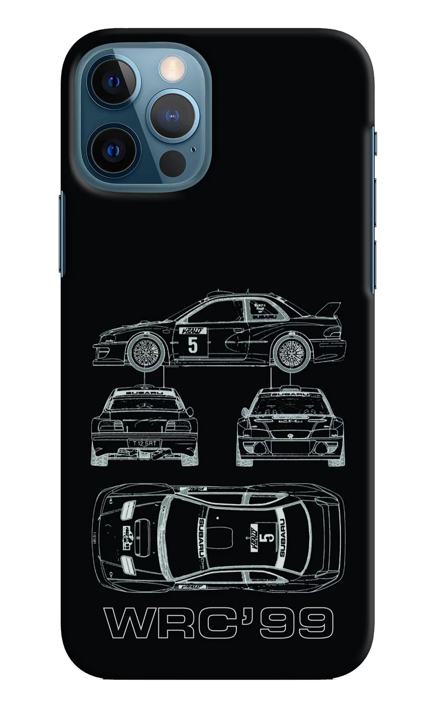 WRC'99 iPhone 12 Pro Back Cover, Hard case