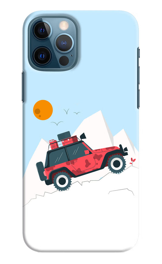 Mountain Trail Beast iPhone 12 Pro Hard Case Back Cover by Casekaro
