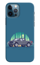 Retro Garage Vibe iPhone 12 Pro Hard Case Back Cover by Casekaro