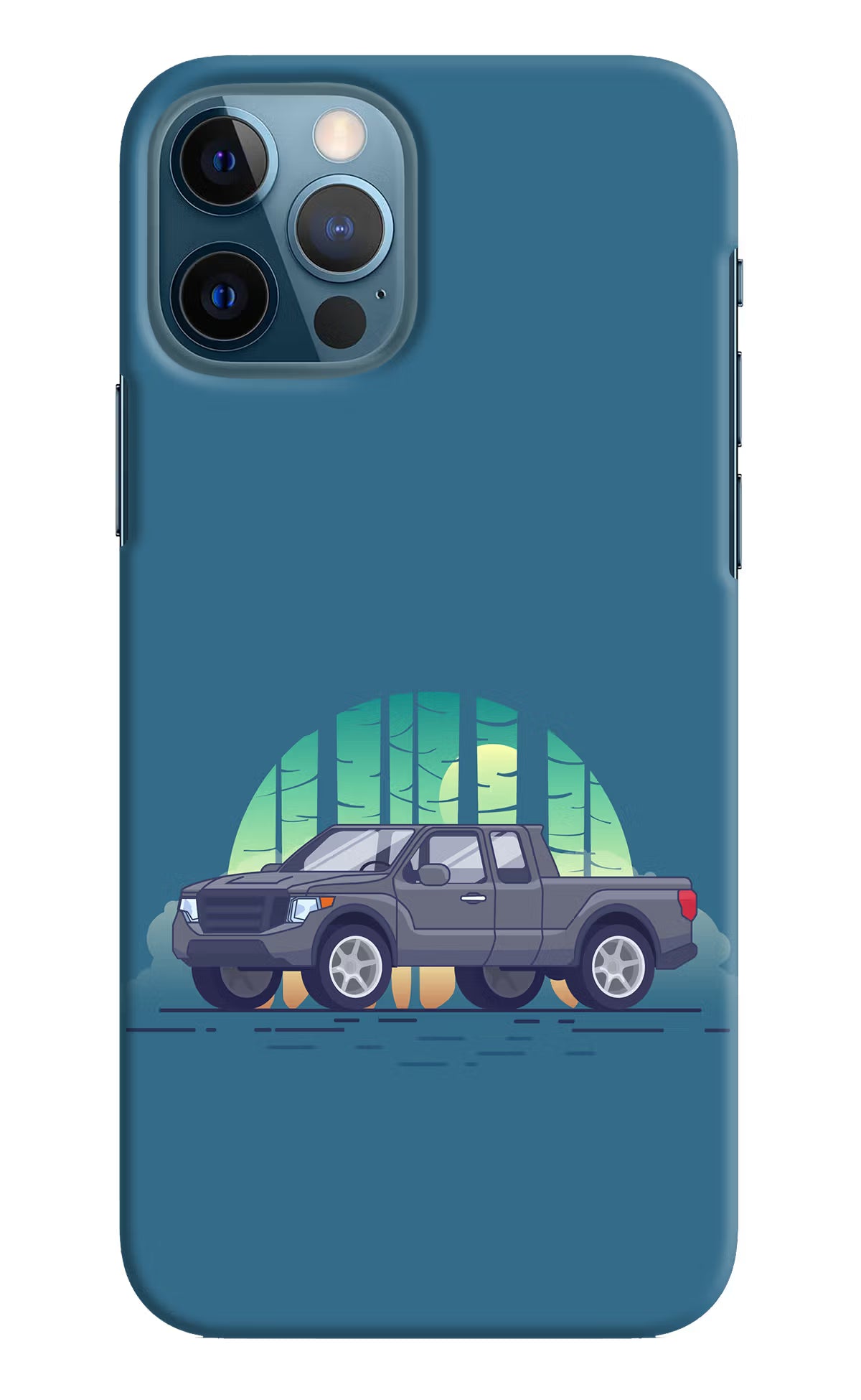 Retro Garage Vibe iPhone 12 Pro Hard Case Back Cover by Casekaro