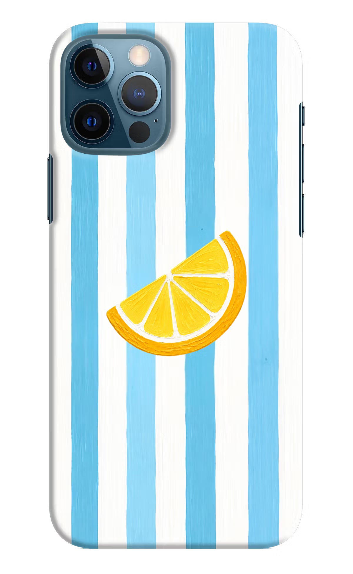 Summer Lemon iPhone 12 Pro Hard Case Back Cover by Casekaro