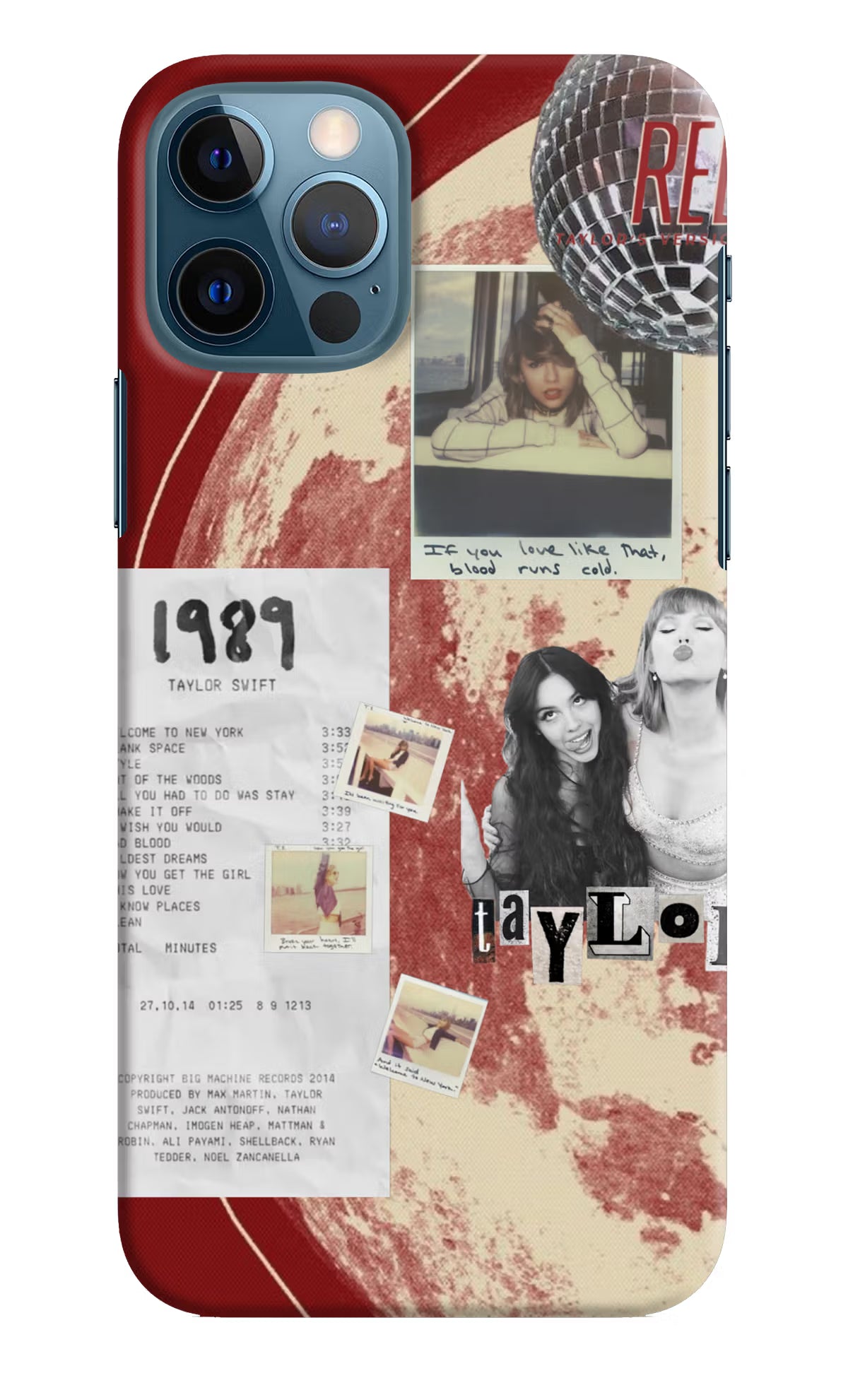 Taylor Swift iPhone 12 Pro Back Cover