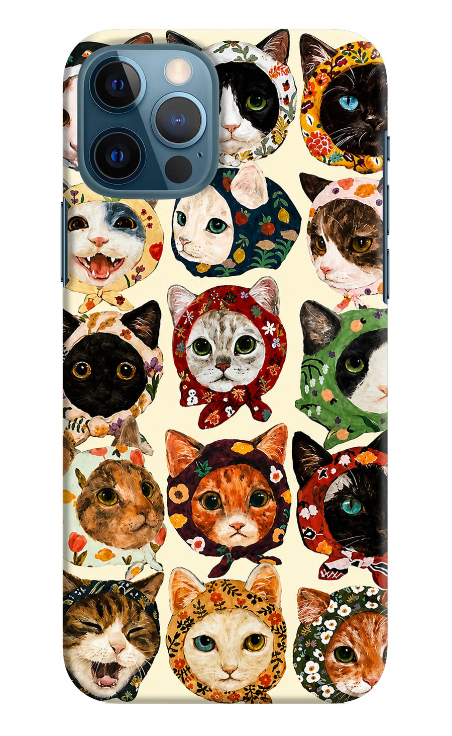 Cool Cat iPhone 12 Pro Back Cover, Hard case
