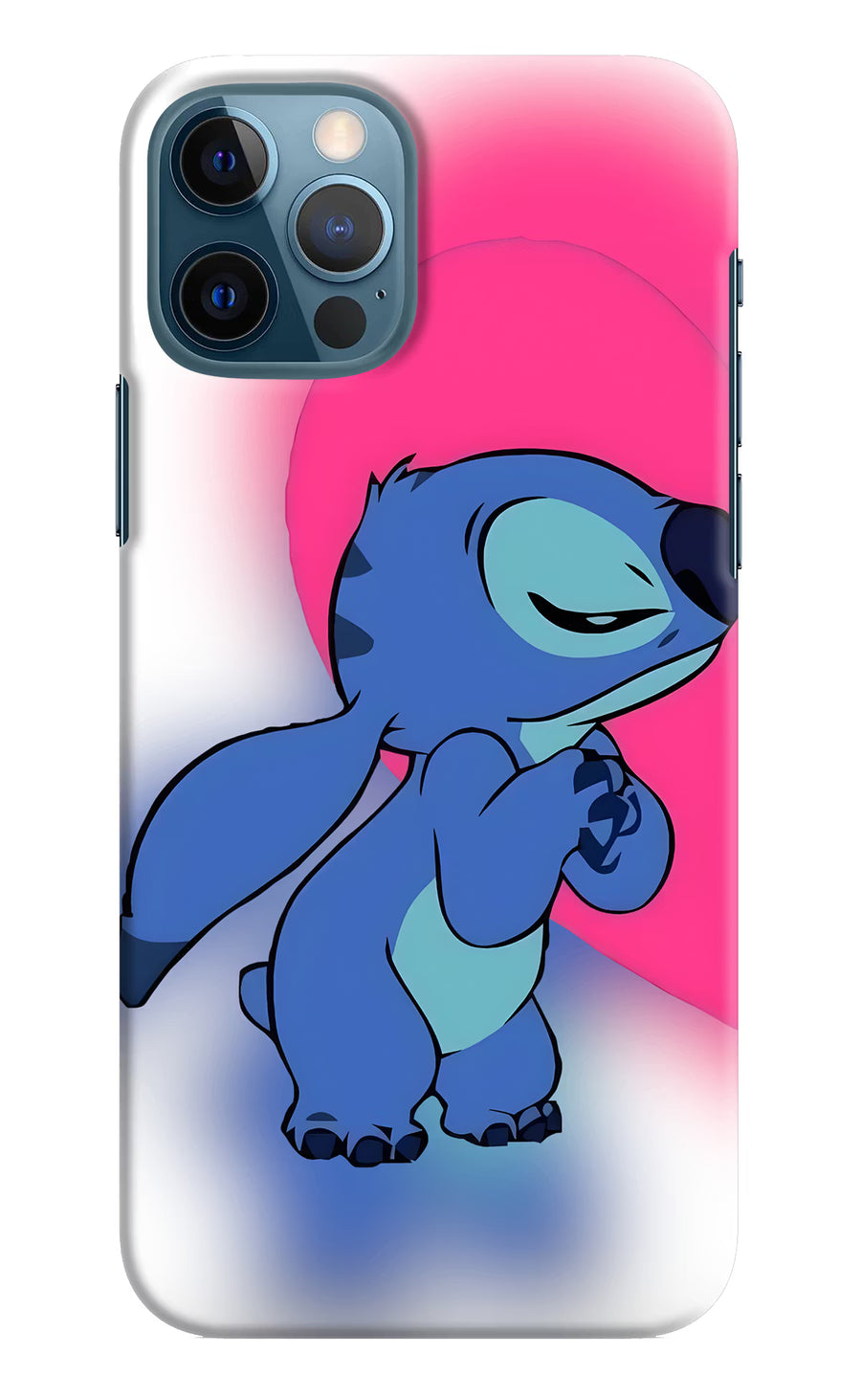 Stitch Hug iPhone 12 Pro Back Cover, Hard case