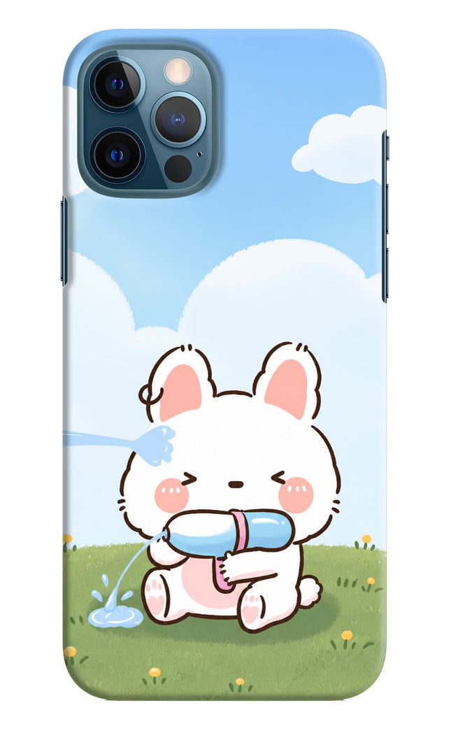 Bunny Treat iPhone 12 Pro Hard Case Back Cover by Casekaro