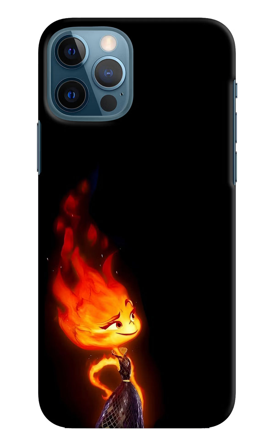Ember Flame iPhone 12 Pro Back Cover, Hard case