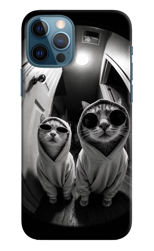 Hood Cats iPhone 12 Pro Hard Case Back Cover by Casekaro