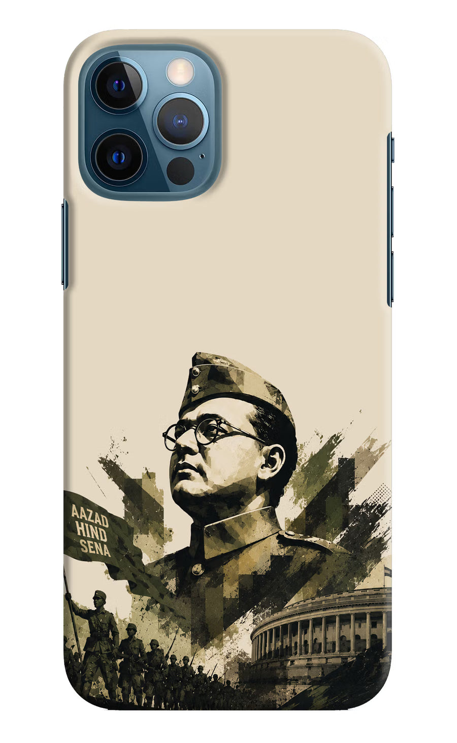 Netaji Rising iPhone 12 Pro Back Cover, Hard case