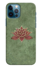 Lotus Grace iPhone 12 Pro Hard Case Back Cover by Casekaro