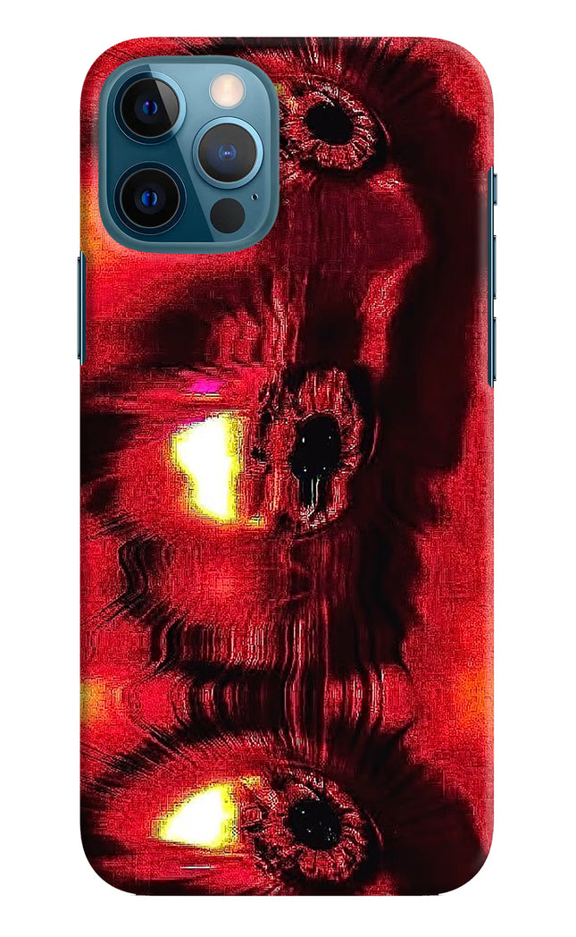 Fire Eye iPhone 12 Pro Hard Case Back Cover by Casekaro