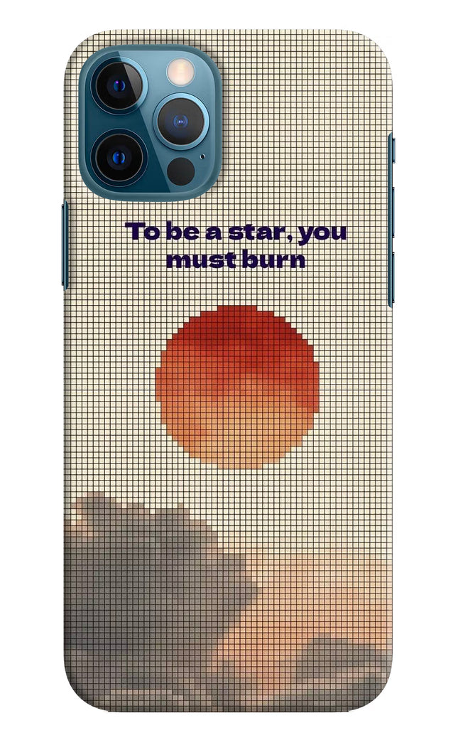 Pixel Sun iPhone 12 Pro Hard Case Back Cover by Casekaro