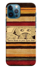 Vinyl Stripes iPhone 12 Pro Hard Case Back Cover by Casekaro