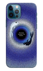Dark Koi iPhone 12 Pro Hard Case Back Cover by Casekaro