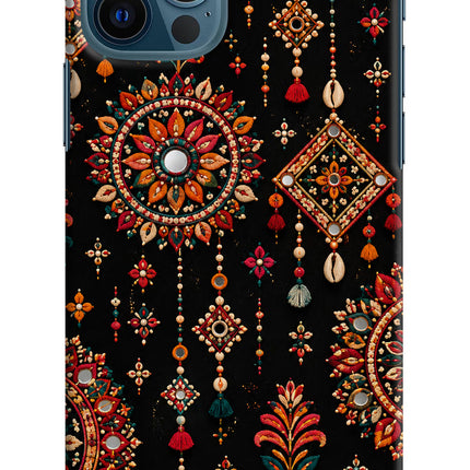 Boho Noir iPhone 12 Pro Back Cover