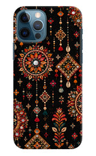 Boho Noir iPhone 12 Pro Back Cover