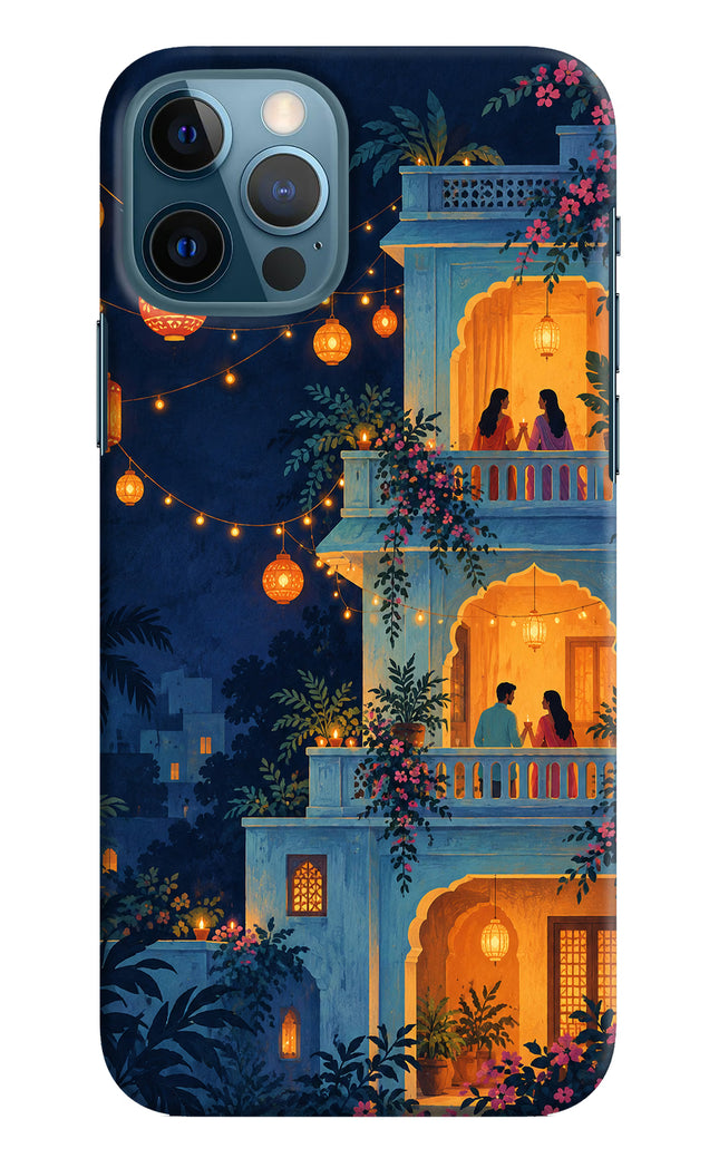 Balcony Glow iPhone 12 Pro Hard Case Back Cover by Casekaro