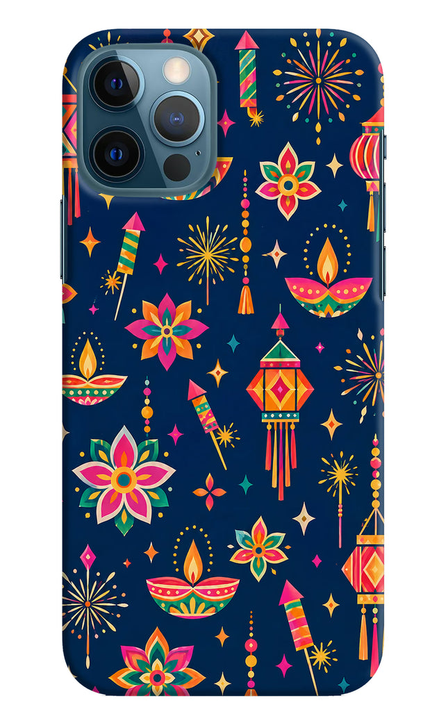 Festive Pop iPhone 12 Pro Hard Case Back Cover by Casekaro