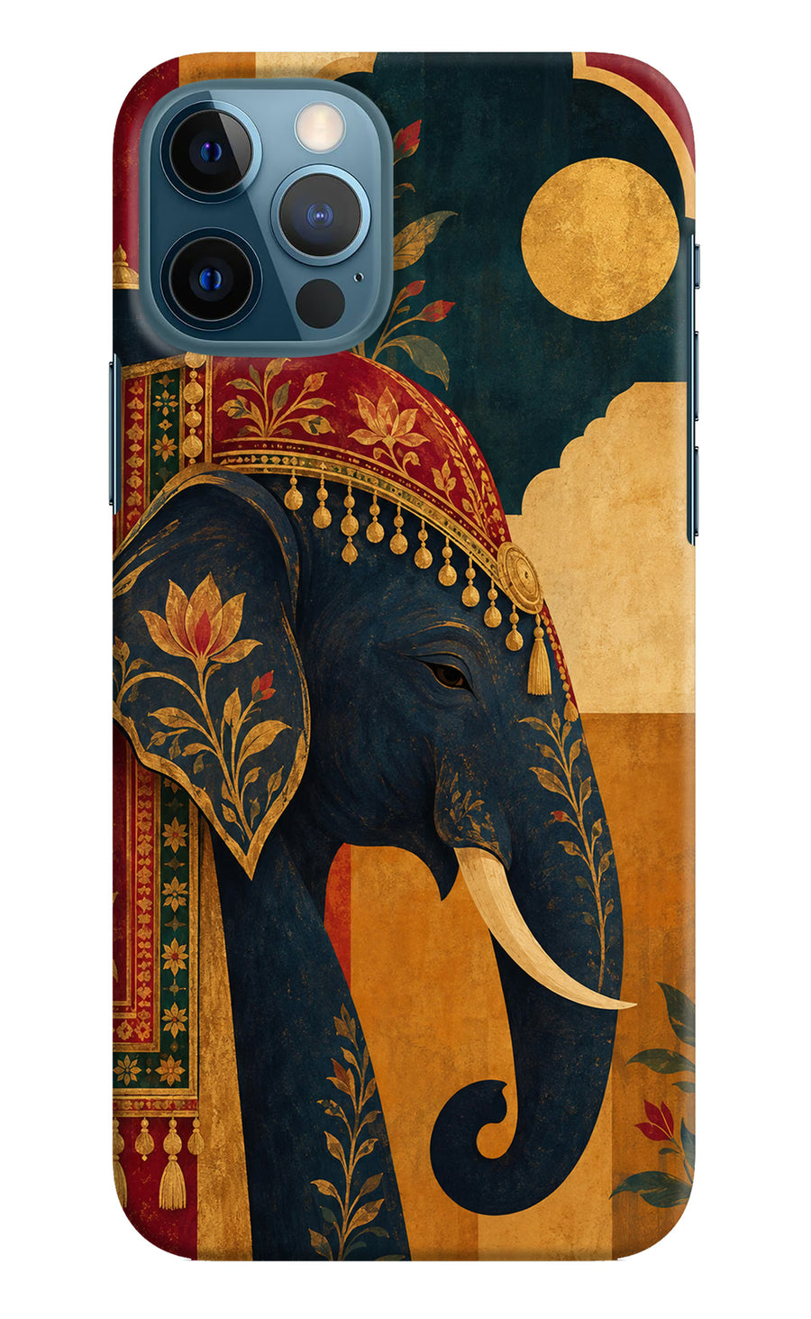 Royal Elephant iPhone 12 Pro Back Cover, Hard case