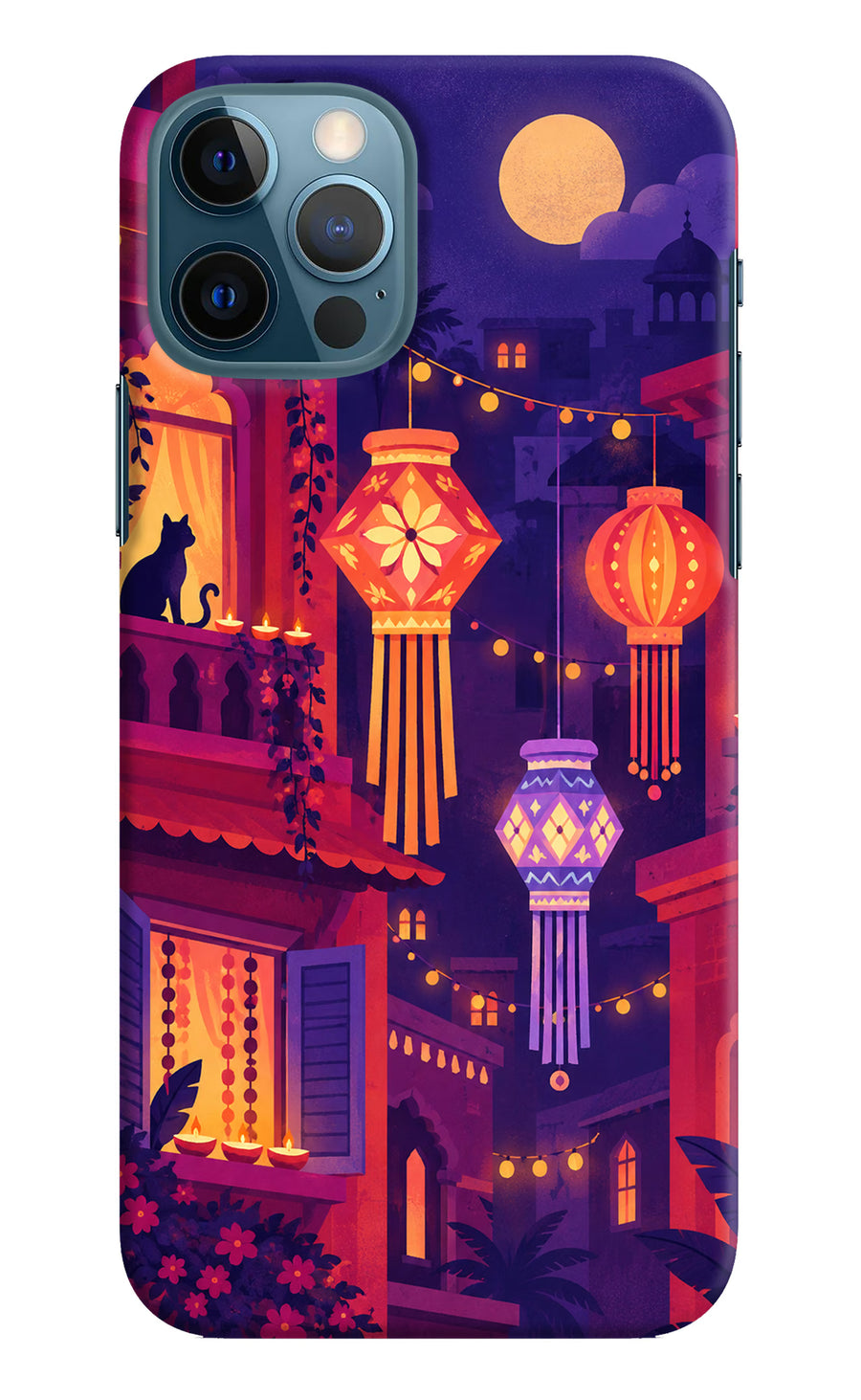Lantern Lane iPhone 12 Pro Back Cover, Hard case