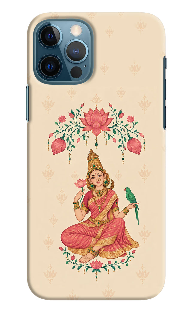 Goddess Lakshmi iPhone 12 Pro Hard Case Back Cover by Casekaro