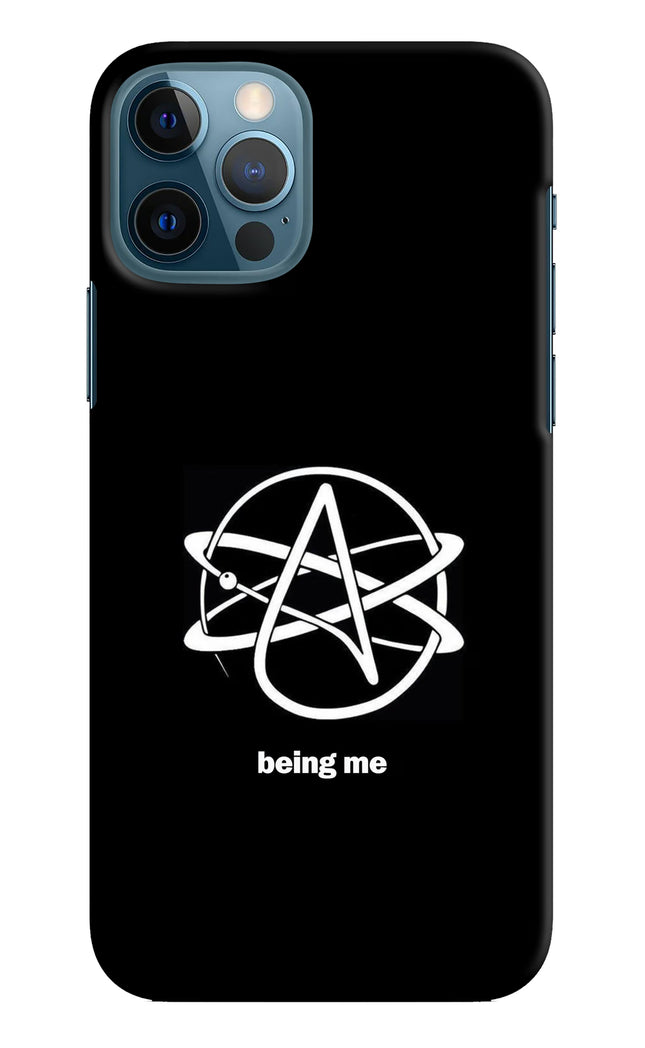 Atheist Symbol iPhone 12 Pro Hard Case Back Cover by Casekaro