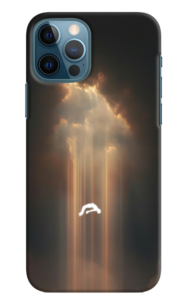 Heavenly Beam iPhone 12 Pro Hard Case Back Cover by Casekaro