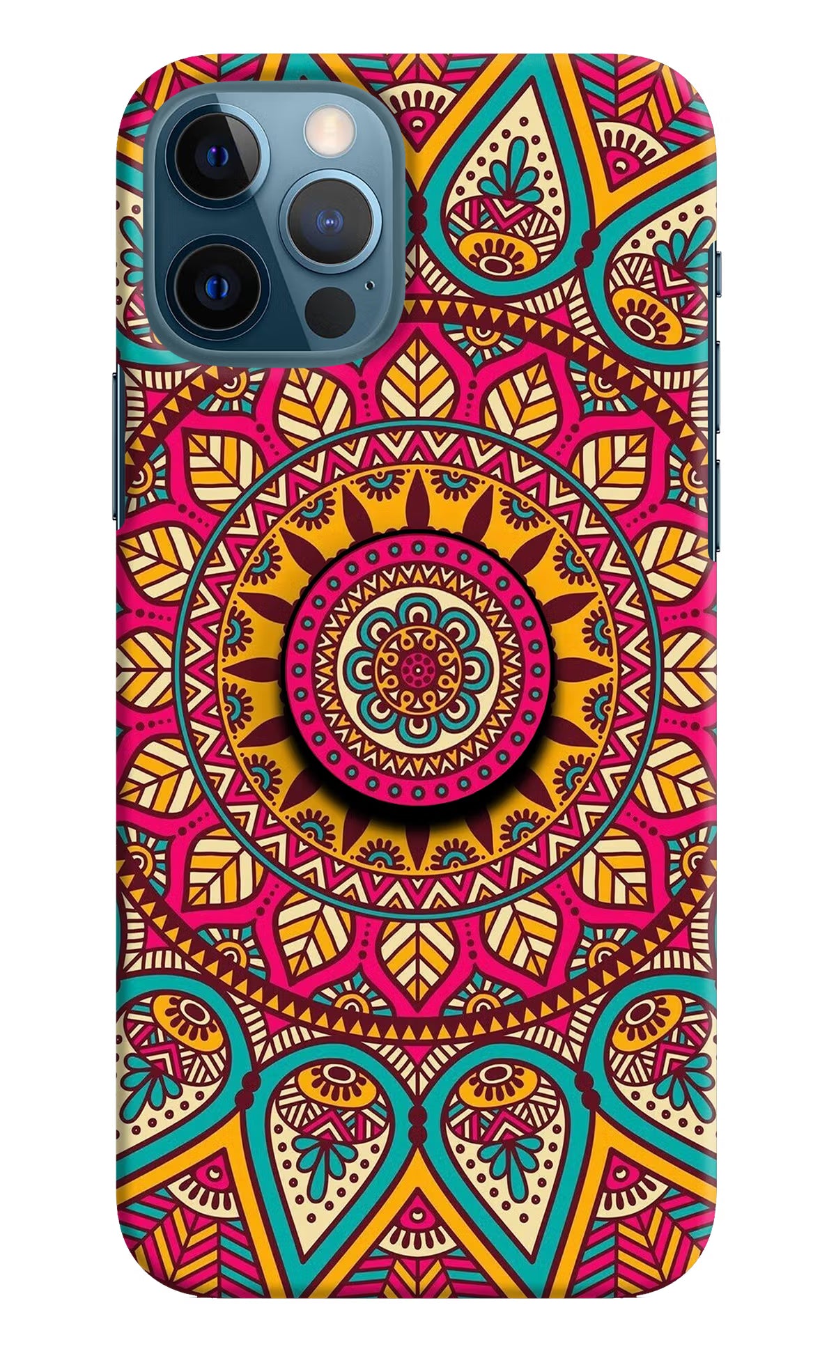 Mandala iPhone 12 Pro Pop Case by Casekaro