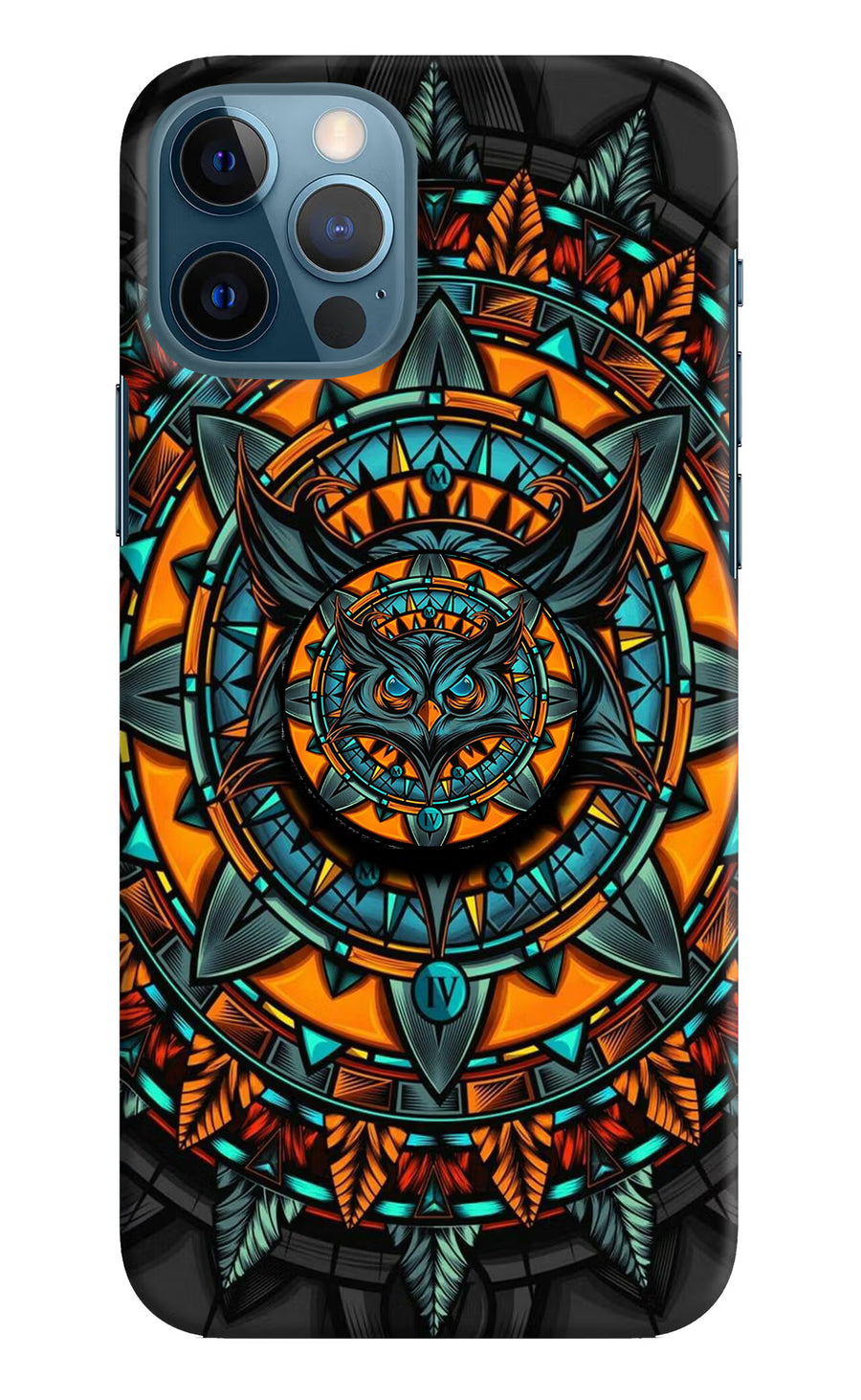 Angry Owl iPhone 12 Pro Pop Case, Hard case