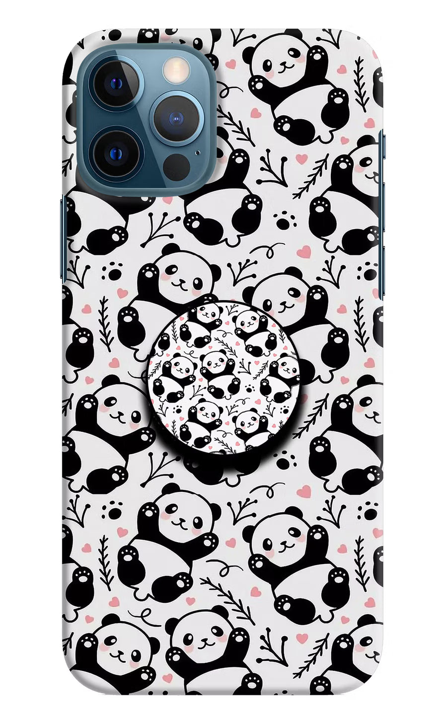 Cute Panda iPhone 12 Pro Pop Case, Hard case