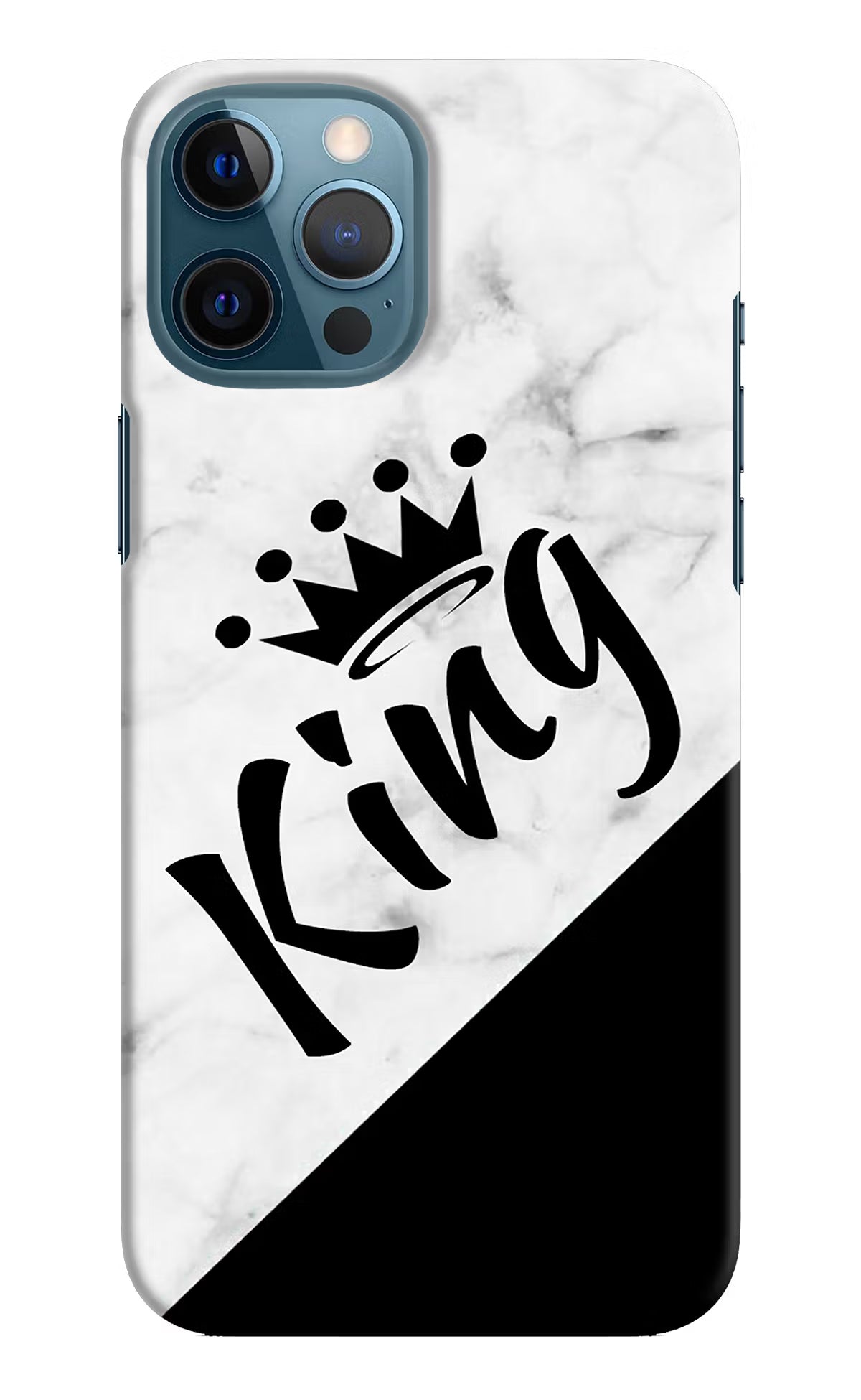 King iPhone 12 Pro Max Hard Case Back Cover by Casekaro