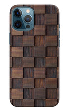 Wooden Cube Design iPhone 12 Pro Max Hard Case Back Cover by Casekaro