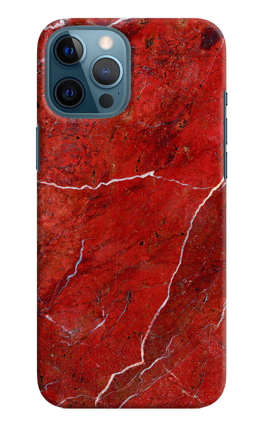 Red Marble Design iPhone 12 Pro Max Hard Case Back Cover by Casekaro