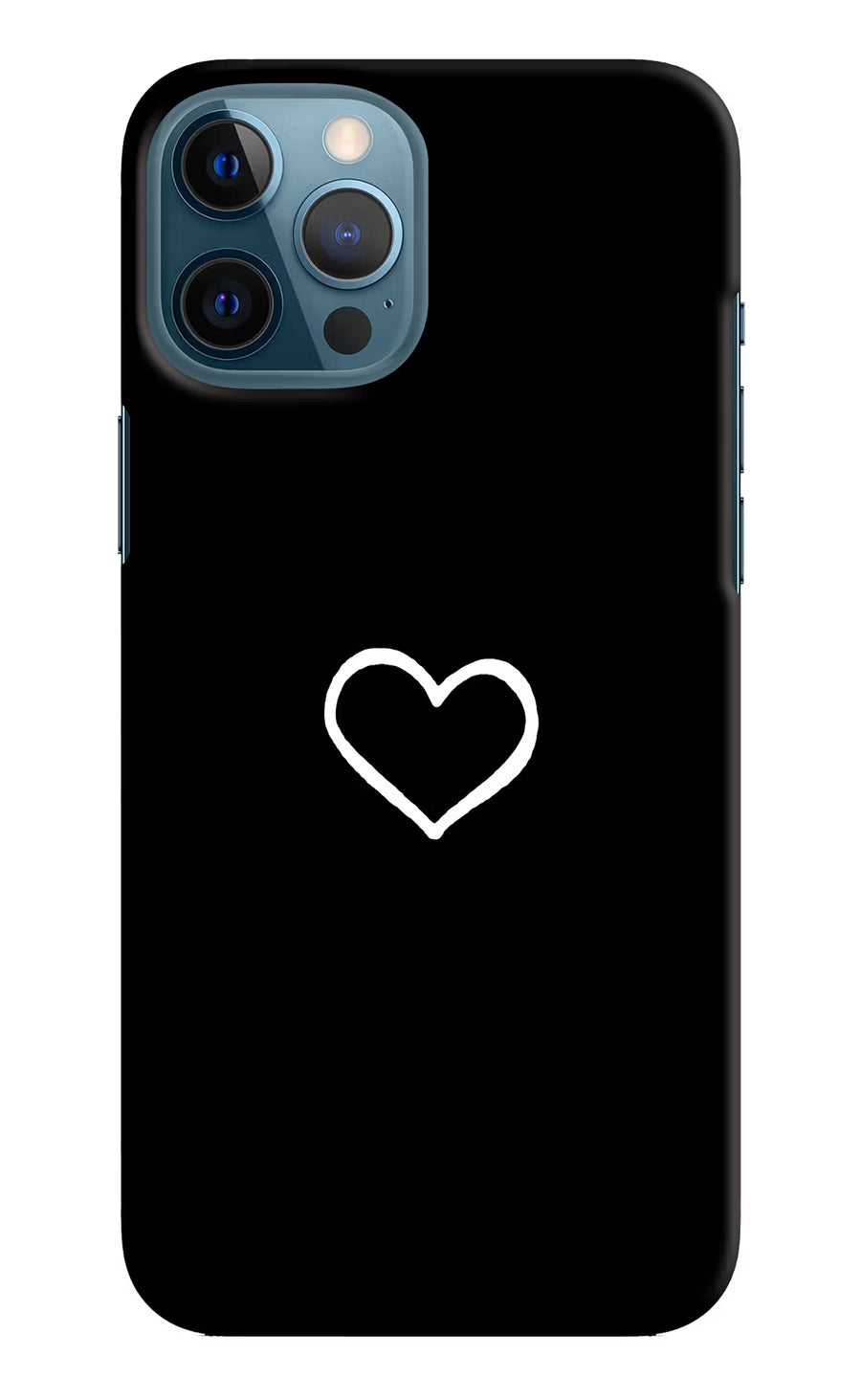 Heart iPhone 12 Pro Max Back Cover, Hard case