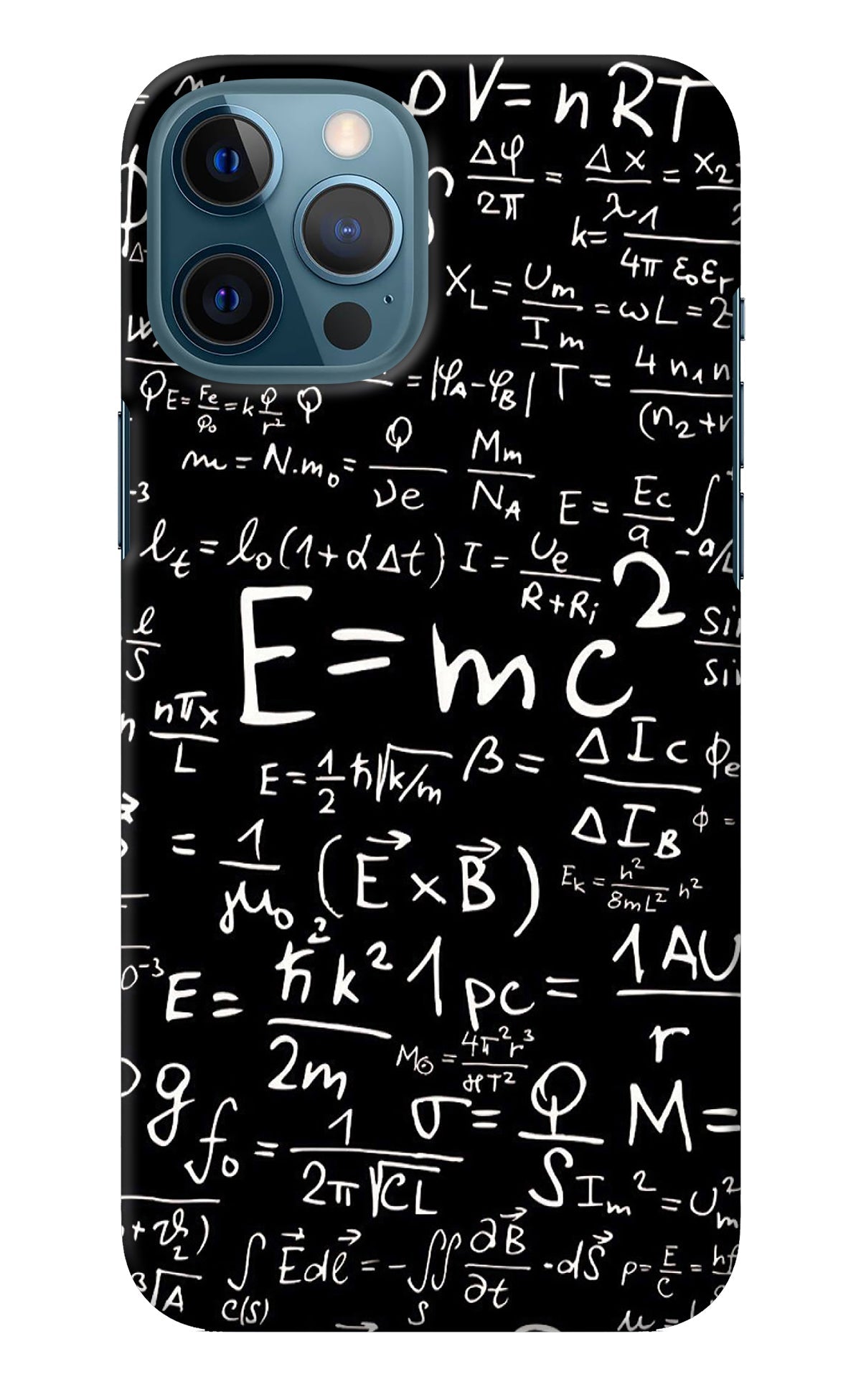 Physics Albert Einstein Formula iPhone 12 Pro Max Back Cover